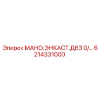 6214331000 МАНО.ЭНКАСТ.Д63 0/… Epiroc
