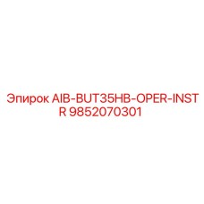 9852070301 AIB-BUT35HB-OPER-INSTR (Epiroc)