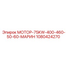 1080424270 МОТОР-75KW-400-460-50-60-МАРИН Epiroc