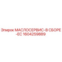 1604259889 МАСЛОСЕРВИС-В СБОРЕ-EC Epiroc