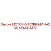4812313372 МОТОР-МАСЛЯНЫЙ НАСОС Epiroc