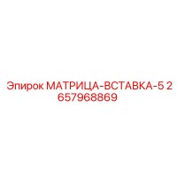 2657968869 МАТРИЦА-ВСТАВКА-5 Epiroc