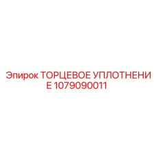 1079090011 ТОРЦЕВОЕ УПЛОТНЕНИЕ Epiroc
