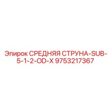 9753217367 СРЕДНЯЯ СТРУНА-SUB-5-1-2-OD-X Epiroc