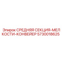 5730018625 СРЕДНЯЯ СЕКЦИЯ-МЕЛКОСТИ-КОНВЕЙЕР Epiroc