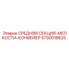 5730018625 СРЕДНЯЯ СЕКЦИЯ-МЕЛКОСТИ-КОНВЕЙЕР Epiroc