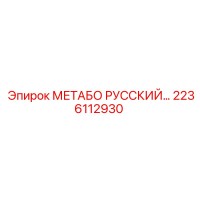 2236112930 МЕТАБО РУССКИЙ Epiroc