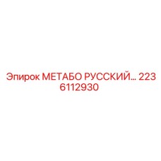 2236112930 МЕТАБО РУССКИЙ Epiroc