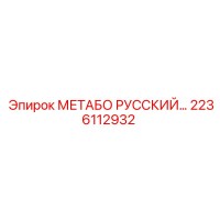 2236112932 МЕТАБО РУССКИЙ Epiroc