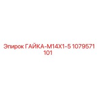 1079571101 ГАЙКА-M14X1-5 Epiroc