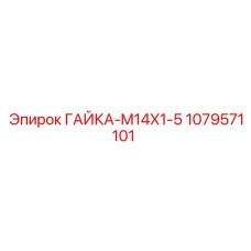 1079571101 ГАЙКА-M14X1-5 Epiroc