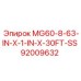 92009632 MG60-8-63-IN-X-1-IN-X-30FT-SS Epiroc