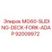 92009972 MG60-SLIDING-DECK-FORK-ADAP Epiroc