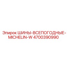 4700390990 ШИНЫ ВСЕПОГОДНЫЕ MICHELIN-W Epiroc