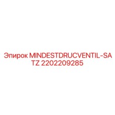 2202209285 MINDESTDRUCVENTIL-SATZ | Epiroc