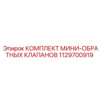 1129700919 КОМПЛЕКТ МИНИ-ОБРАТНЫХ КЛАПАНОВ Epiroc