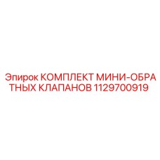 1129700919 КОМПЛЕКТ МИНИ-ОБРАТНЫХ КЛАПАНОВ Epiroc