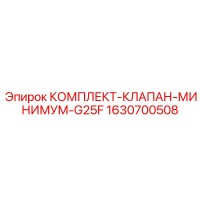 1630700508 КОМПЛЕКТ-КЛАПАН-МИНИМУМ-G25F Epiroc