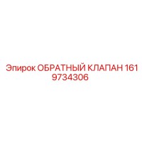 1619734306 ОБРАТНЫЙ КЛАПАН Epiroc