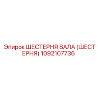 1092107736 ШЕСТЕРНЯ ВАЛА (ШЕСТЕРНЯ) Epiroc