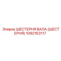 1092163117 ШЕСТЕРНЯ ВАЛА (ШЕСТЕРНЯ) Epiroc