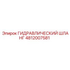 4812007581 ГИДРАВЛИЧЕСКИЙ ШЛАНГ Epiroc