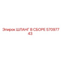 57097743 ШЛАНГ В СБОРЕ Epiroc