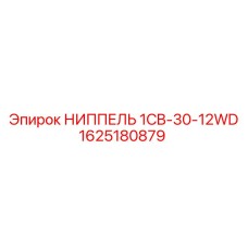 1625180879 НИППЕЛЬ 1CB-30-12WD Epiroc