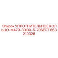 663210326 УПЛОТНИТЕЛЬНОЕ КОЛЬЦО-M479-30IDX-5-70SECT Epiroc