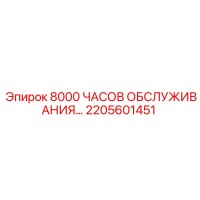 2205601451 8000 ЧАСОВ ОБСЛУЖИВАНИЯ Epiroc