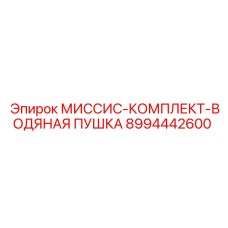 8994442600 МИССИС-КОМПЛЕКТ-ВОДЯНАЯ ПУШКА Epiroc