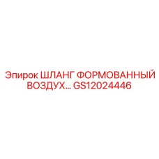GS12024446 ШЛАНГ ФОРМОВАННЫЙ ВОЗДУХ… Epiroc