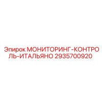 2935700920 МОНИТОРИНГ-КОНТРОЛЬ-ИТАЛЬЯНО Epiroc