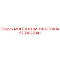5730022841 МОНТАЖНАЯ ПЛАСТИНА Epiroc
