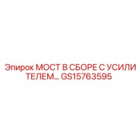 GS15763595 Мост в сборе с усилителем | Epiroc
