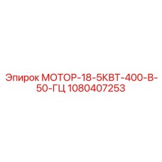 1080407253 МОТОР-18-5КВТ-400-В-50-ГЦ Epiroc