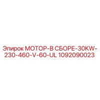 1092090023 МОТОР-В СБОРЕ-30KW-230-460-V-60-UL Epiroc