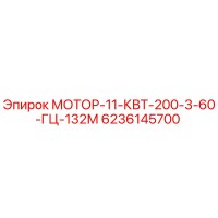 6236145700 МОТОР-11-КВТ-200-3-60-ГЦ-132М Epiroc