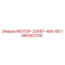 1080407316 МОТОР-22КВТ-400-60 Epiroc