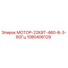 1080406129 МОТОР-22КВТ-460-В-3-60Гц | Epiroc
