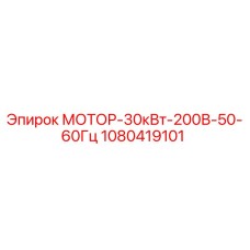 1080419101 МОТОР-30кВт-200В-50-60Гц Epiroc