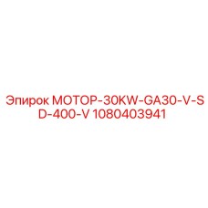 1080403941 МОТОР-30KW-GA30-V-SD-400-V Epiroc