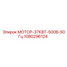 1080296124 МОТОР-37КВТ-500В-50Гц Epiroc