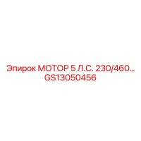 GS13050456 МОТОР 5 Л.С. 230/460 Epiroc