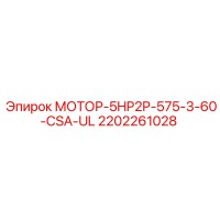 2202261028 МОТОР-5HP2P-575-3-60-CSA-UL Эпирок