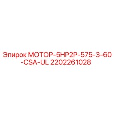 2202261028 МОТОР-5HP2P-575-3-60-CSA-UL Эпирок