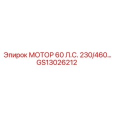 GS13026212 МОТОР 60 Л.С. 230/460В Epiroc