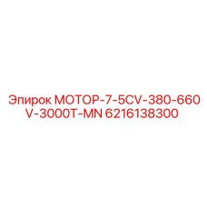 6216138300 МОТОР-7-5CV-380-660V-3000T-MN Epiroc