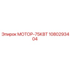 1080293404 МОТОР-75КВТ Epiroc