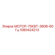 1080424213 МОТОР-75КВТ-380В-60Гц Epiroc